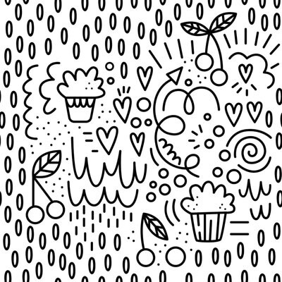 Isabelle & Max Fruits And Hearts To Color 96\