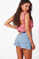 Thumbnail for your product : boohoo Elizabeth Gingham Bralet