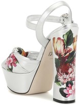 Thumbnail for your product : Dolce & Gabbana Keira leather plateau pumps