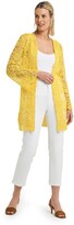 Thumbnail for your product : Isaac Mizrahi 3 Qtr Slv Lace Duster