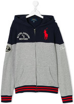 Thumbnail for your product : Ralph Lauren Kids patch zipped jacket