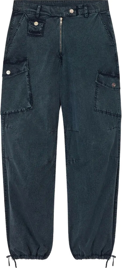 Ganni Washed Cargo Pants