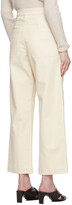 Thumbnail for your product : S Max Mara Off-White Sesto Trousers