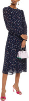 Thumbnail for your product : Reformation Luanne Cutout Floral-print Georgette Midi Dress