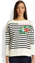 Thumbnail for your product : Band Of Outsiders Printed Stripe Top