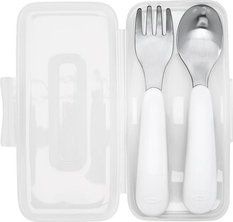 OXO On The Go Fork And Spoon In Travel Case Teal