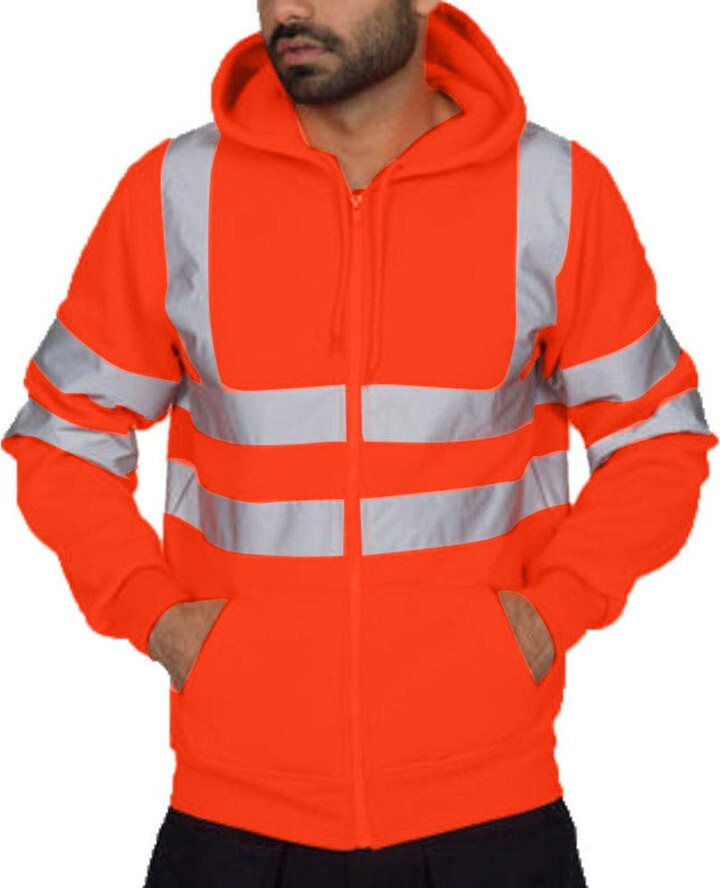 burnt orange hoodie mens