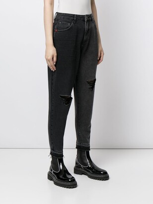 PortsPURE High-Waisted Tapered Jeans