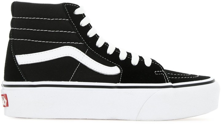womens high top vans black