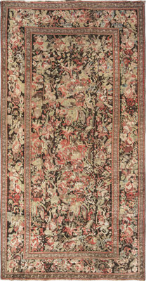 Doris Leslie Blau Antique 6'10" x 13'9" 19th Century Karabagh Handmade Wool Carpet