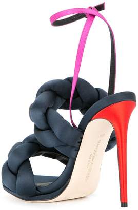Marco De Vincenzo chunky rope heeled sandals