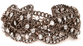 Thumbnail for your product : Forever 21 Rhinestoned Braided Chain Bracelet