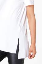 Thumbnail for your product : boohoo Maternity Side Split Oversized Tee