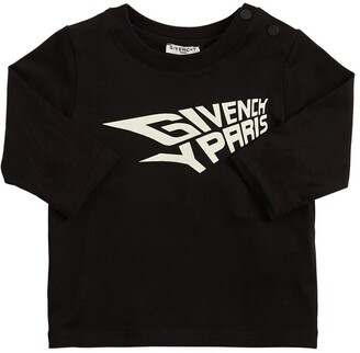 Givenchy Logo Printed Cotton Jersey T-shirt