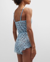 Thumbnail for your product : Cosabella Magnolia Semisheer Lace Teddy Romper