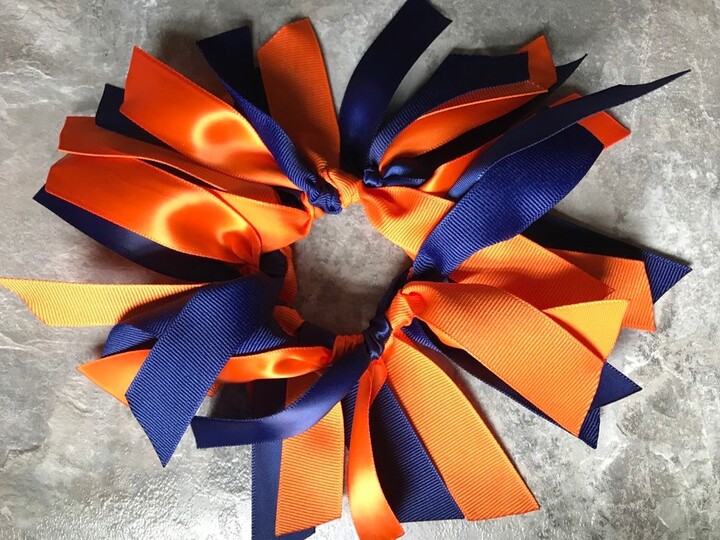 You Pick Colors Pony Tie, Scrunchie, Hair Gymnastics, Dance, Run, Volleyball, Soccer, Softball, Lacrosse, Cheer, Basketball, Virginia