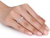Thumbnail for your product : Julie Leah 3 1/5 CT TW Princess-Cut Diamond Platinum Eternity Band