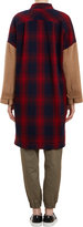 Thumbnail for your product : Band Of Outsiders Plaid-Pattern Blanket Coat