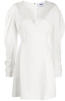 Thumbnail for your product : MSGM puff sleeve A-line dress