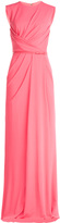 Thumbnail for your product : Elie Saab Draped Twill Evening Gown