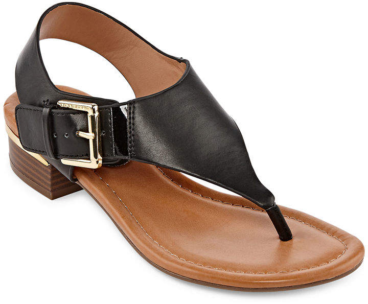 liz claiborne womens magenta wedge sandals