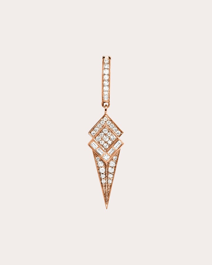 STATEMENT Paris Stairway 18K Gold Diamond Single Earring
