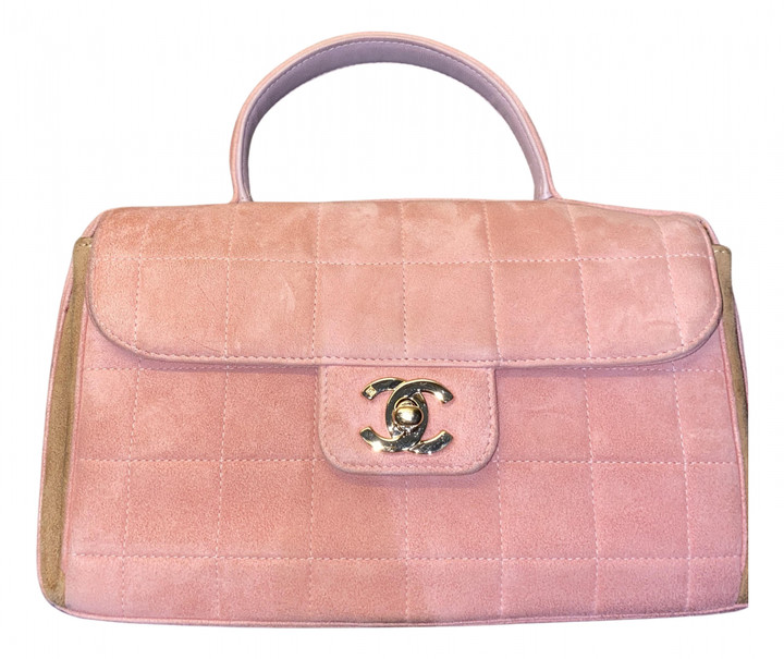 Chanel Coco Handle Pink Suede Handbags Shopstyle Bags