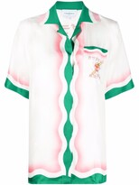 Thumbnail for your product : Casablanca Graphic-Print Short-Sleeve Shirt