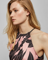 Thumbnail for your product : Ted Baker LEAHLA Sour Cherry halter neck dress