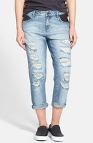 Thumbnail for your product : Volcom Destroyed Slouchy Boyfriend Jeans (Indigo)