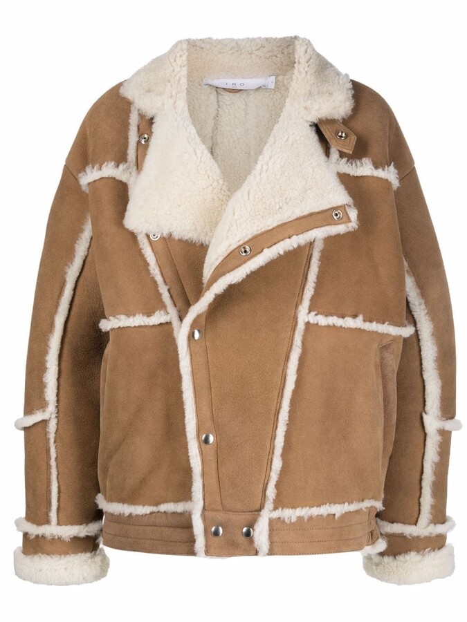 shearling lined jacket womens