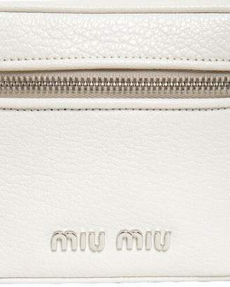 Miu Miu Small Madras Leather Shoulder Bag