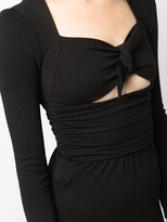 Thumbnail for your product : Giambattista Valli Cut-Out Detail Long-Sleeve Dress