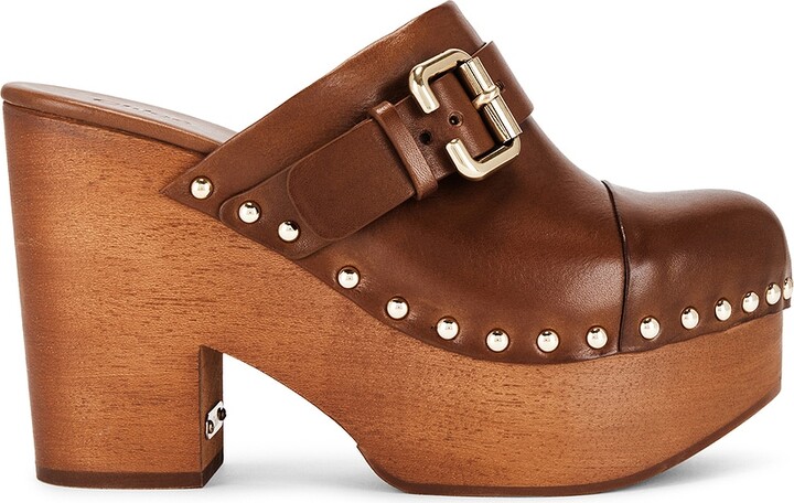 Chloé Jeannette Clog in Brown