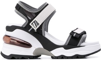 Ash Deep sneaker-sole wedge sandals