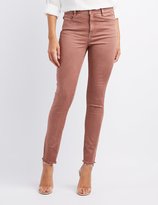 Thumbnail for your product : Charlotte Russe Refuge Hi-Rise Skinny Jeans