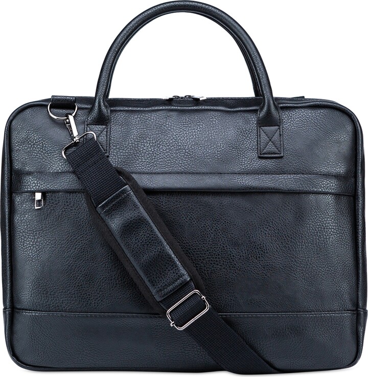 Px Men's Faux Leather Briefcase ShopStyle
