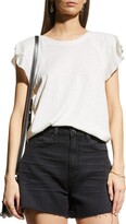 Thumbnail for your product : Paige Linnea Flutter-Sleeve Tee