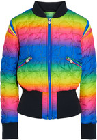 Thumbnail for your product : Perfect Moment Glacier Quilted Dégradé Down Bomber Jacket