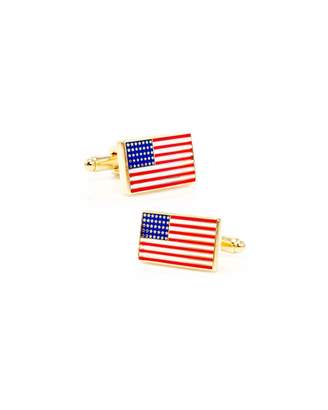 Cufflinks Inc. Golden American Flag Cuff Links