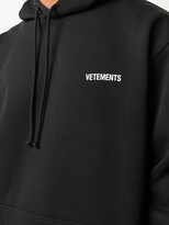 Thumbnail for your product : Vetements Long Sleeve Logo Hoodie