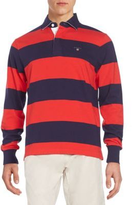 Gant Regular-Fit Striped Rugby Shirt