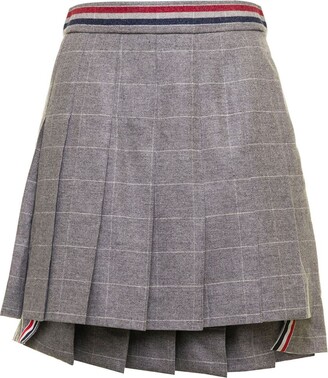 Wool Pleated Skirt | ShopStyle