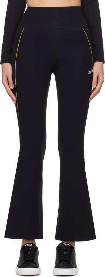 Threadbare Fitness Petite gym leggings with contrast piping in black