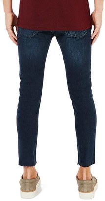 Topman Men's Raw Edge Crop Skinny Jeans