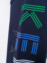 Thumbnail for your product : Kenzo tapered logo side track pants
