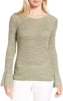 Thumbnail for your product : Nordstrom Bell Sleeve Linen Blend Sweater