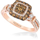 Thumbnail for your product : LeVian 14K Strawberry Gold®, Chocolate Diamond® Vanilla Diamond® Ring/Size 7