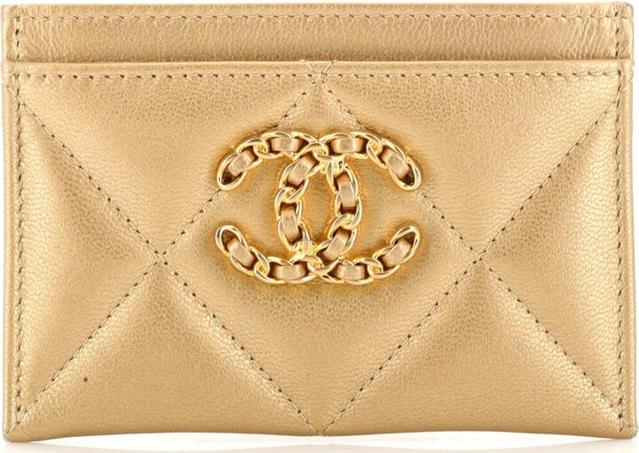 CHANEL Pre-Owned 2000 CC Leather Cardholder - Farfetch