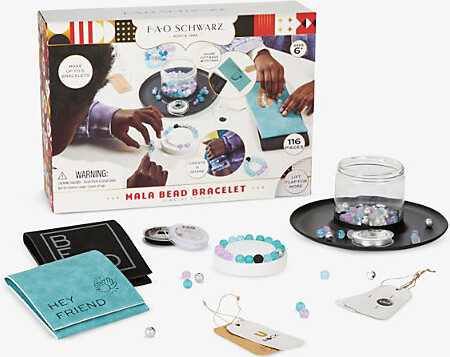 FAO Schwarz Mala Bead Bracelet Jewellery Studio Set